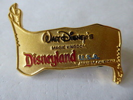 Disney Trading Pins 2066 Disneyland USA Gold Scroll - £11.05 GBP