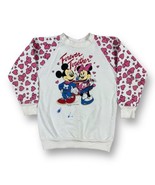 Vintage Mickey Minnie Mouse by Allison Disney Sweatshirt 5-6 Pink Hearts... - £23.36 GBP