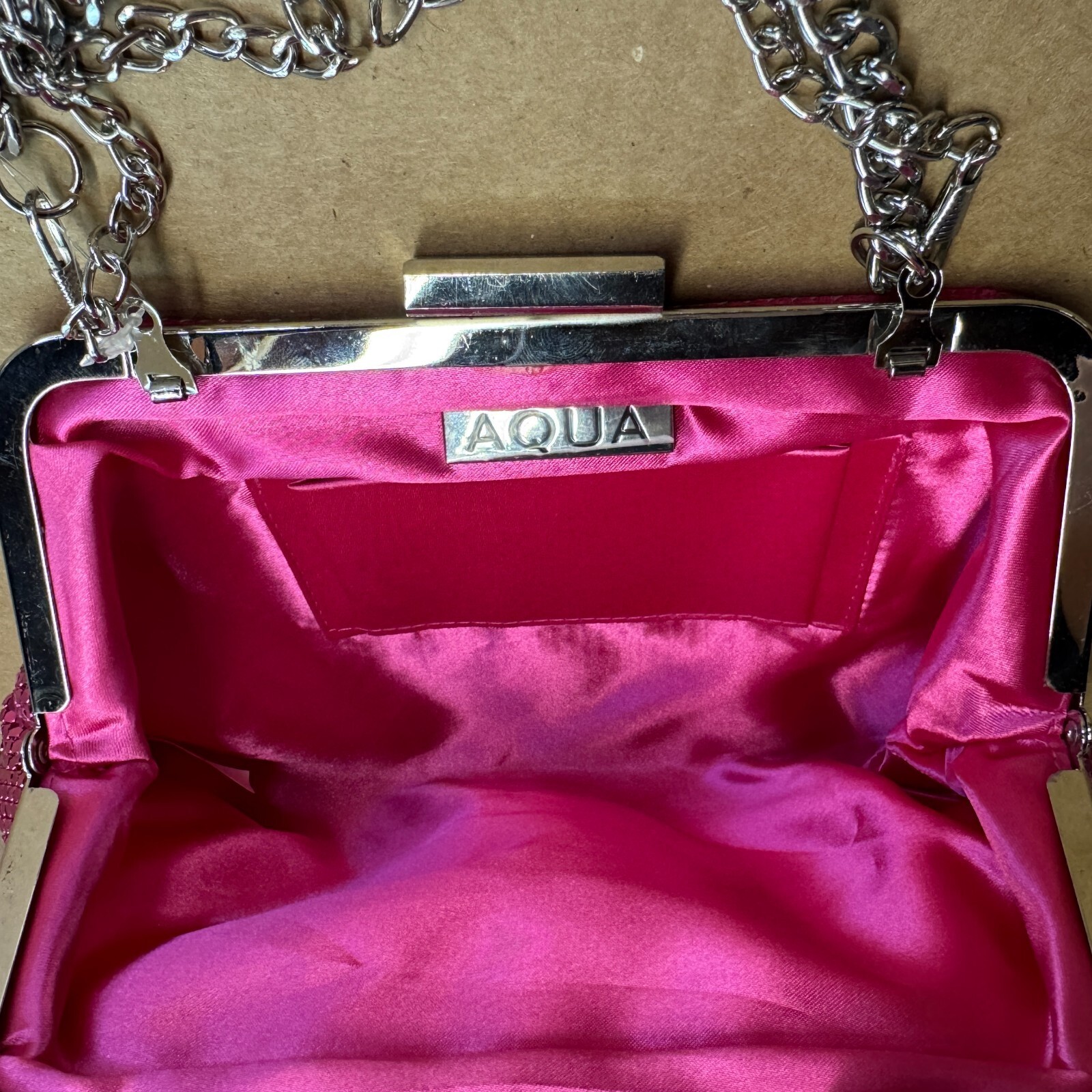 AQUA Markle Mesh Frame Shoulder Bag - Pink Item image 7