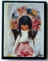 DEGRAZIA ~ American Indian Flower Girl, Black-Eyed Urchin, circa 1977 ~ MAGNET - £10.32 GBP