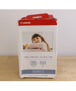 Canon KP-108IN Selphy CP 4x6&quot; Color Ink &amp; Paper Set 108 Sheets 3 Ink Car... - $367.33 MXN