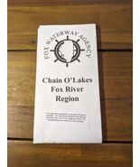 1999 Fox Waterway Agency Chain O Lakes Fox River Region Map - €21,39 EUR