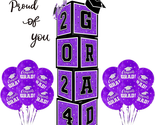 2024 Graduation Decorations Set - so Proud of You - Class of 2024 Balloo... - $32.34