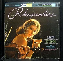 Ormandy Liszt / Enesco Rhapsodies LP Vinyl Record [Vinyl] Eugene Ormandy... - £11.84 GBP