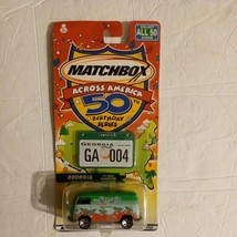 Georgia Peach VW Bus Matchbox Across America 50th Birthday Collection 2001 NEW - $13.93