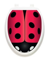 Ladybug Toilet Tattoo Vinyl Removable Reusable Lid Deoration - $410.07 MXN