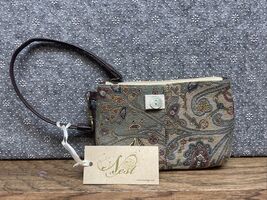 NEST Multicolor Mini Wristlet Wallet Bag With Strap Zipper CV JD - $7.91