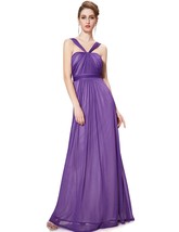 NEW Ever Pretty Purple Halter Neck Evening Dress Sz 8 - £27.23 GBP