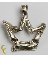 Sterling Silver Wrinkled Crown Pendant Hallmarked &quot;NJ,&quot; &quot;18R&quot; 25.6 grams - $9,941.67 MXN
