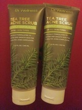2PACK Dr Wellness Tea Tree Acne Scrub Gently Exfoliates For All Skin Types 8 Oz - £27.30 GBP