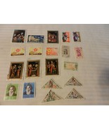 Lot of 20 Dahomey Stamps, Expo &#39;70, Native Life, Beethoven, Christmas, Art - £10.88 GBP