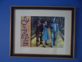 Wizard of Oz Print on wooden glass Frame Judy Garland 19.75&quot; x 15.75&quot; - £27.45 GBP