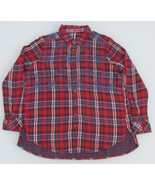 Free People Women&#39;s Embroidered Double Sided Shirt Size Medium - $372.99 MXN