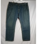 Levi&#39;s 559 Jeans Mens 42x30 Straight Leg Medium Wash Western Cowboy Rancher - $25.73