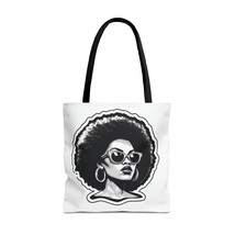 Chic Afro Woman Tote Bag, Stylish All-Over Print, Eco-Friendly Tote 18&quot; ... - $522.19 MXN