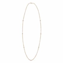 Authenticity Guarantee 
Bezel-Set Diamond Seven Stone Necklace in 14K Rose Gold - £1,148.15 GBP