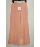 Diane von Furstenburg Kiersten Wide Leg Trousers Pants Coral Salmon Pink... - $178.15 CAD