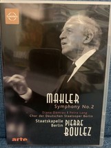 Symphony 2 In C Minor (DVD, 2005) GUSTAV MAHLER Boulez Berlin Classical - £10.79 GBP