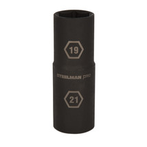 STEELMAN PRO 1/2 in. Drive 19mm x 21mm 6-PT Thin Wall Impact Flip Socket... - £20.39 GBP