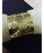 100pieces Laser cut Metallic Paper Gold Wedding Table Decoration Napkin ... - $34.00