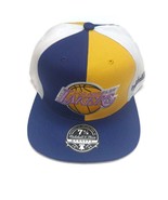 Mitchell &amp; Ness Size 7 3/8 Los Angeles Lakers Fitted Hat Cap Reload 2.0 ... - £18.75 GBP