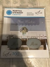 Martha Stewart Crafts 35 Paper Stencils Script Alphabet 9&quot; x 7.5&quot; NIP - $16.82