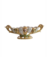 Sesto Fiorentino Mid 20th Century Gold Porcelain Planter Rare Collection... - €661,60 EUR