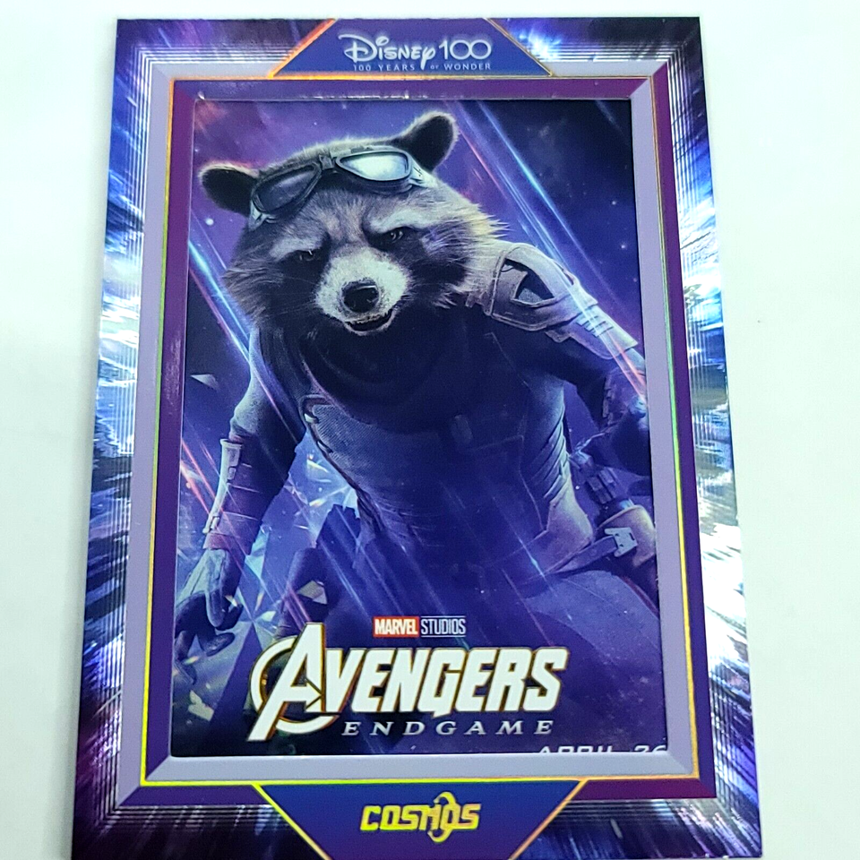 Avengers End Game Rocket Kakawow Cosmos Disney 100 All Star Movie Poster... - $33.65
