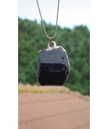 Black tourmaline pendant / raw black tourmaline - €34,65 EUR+
