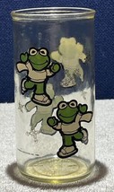 VTG 1989 Kraft Foods Winter Fun Muppet Babies Glass Kermit The Frog - £6.19 GBP