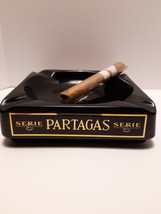 Vintage Partagas Serie &quot;S&quot; 4 Rest Ceramic Black Cigar Ashtray (NEW and UNUSED) - £63.94 GBP