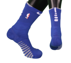 New Nike NBA Authentic Team Issue Detroit Pistons Basketball Crew Socks ... - $24.70