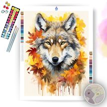 Autumn Wolf Portrait - Paint by Numbers - £23.97 GBP+