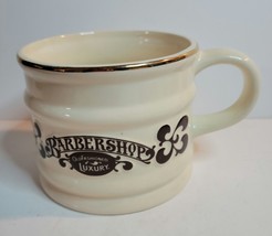 Franklin Toiletry Barbershop Old Fashioned Luxury Shaving Mug Vintage 1976 - £33.65 GBP