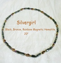 Hematite Necklaces Stretch OR Clasp, Magnetic, Non Magnetic, Black, Red, White - £13.32 GBP