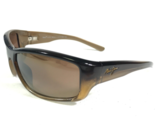 Maui Jim Gafas de Sol MJ 792-16B Barrier Reef Marrón Cuadrado Monturas W... - £189.49 GBP