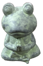 Frog Praying Garden Cement Indoor/Outdoor Statue/Decoration-Brand New-SH... - $24.63