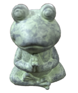 Frog Praying Garden Cement Indoor/Outdoor Statue/Decoration-Brand New-SH... - $33.45 CAD