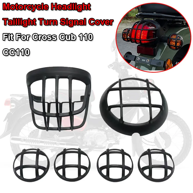 CC110 Motorcycle Accessories Headlight Turn Signal Taillight Grill Cover... - £22.66 GBP+