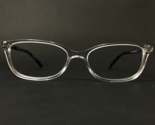 Nine West Eyeglasses Frames NW5173 000 Crystal Clear Blue Glitter 52-16-135 - $46.53