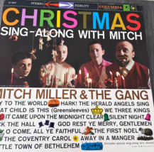 Christmas Sing-Along with Mitch LP Mitch Miller &amp; The Gang CS 8027 Lyrics book - £7.85 GBP