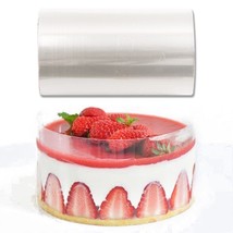 Transparent Cake Collar Durable Acetate Film for Baking - 1 Roll, 8cm10m/10cm10m - £5.22 GBP+