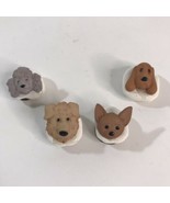 Dog magnent set of 4 on Sanddollars hand crafted - £3.52 GBP