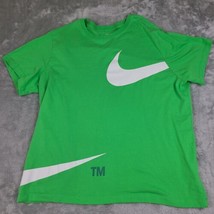 Nike Tee T-Shirt Size 2X-Large Logo Design Graphic Designer  Light green Shirt - $22.26