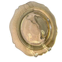 Depression Glass Amber Yellow Plate Tray Patrician Spoke Federal Design ... - $18.53 CAD