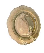 Depression Glass Amber Yellow Plate Tray Patrician Spoke Federal Design ... - $18.53 CAD