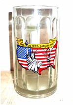 US Army Military Bad Aibling Station 4th of July 1986 German Beer Glass Seidel - £7.95 GBP