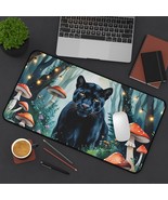 Majestic Black Panther Forest Desk Mat, Gaming Mouse Pad, Office Decor, ... - $28.07 CAD