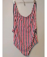Swim By Cacique Swimwear Striped Multicolor One Piece Sz 16 - €19,47 EUR