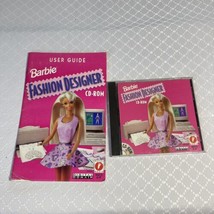 Vintage 1996 Barbie Fashion Designer CD ROM Original Case &amp; User Guide - £14.78 GBP